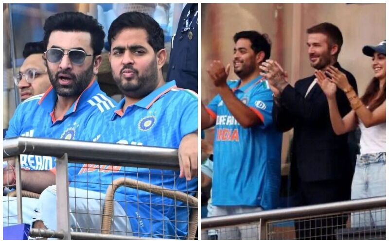 David Beckham, Ranbir Kapoor To The Ambanis: India Vs New Zealand CWC Semi-Final Clash Was Full Of Celebrities - SEE PICS