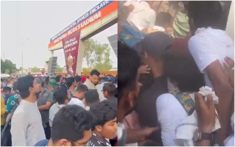 IPL Final 2023: Stampede Bursts Out At Narendra Modi Stadium! Cheated Fans Mob Ticket Office To Collect Physical Copies Of Tickets Despite Online Bookings