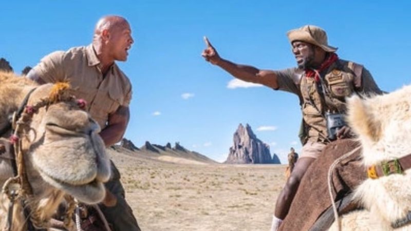 Jumanji: Kevin Hart Gets An Awful Piece Of Co-Star Dwayne Johnson AKA The Rock; Well, He Asked For It – VIDEO