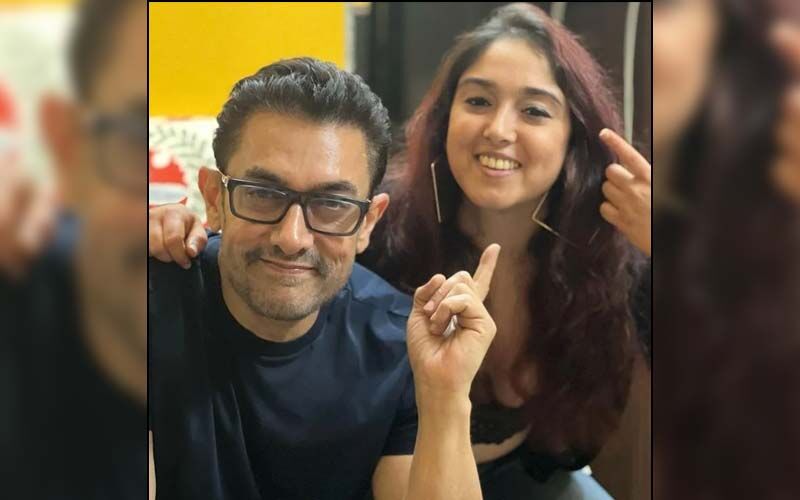 Aamir Khan Turns Make-up Artist For Daughter Ira Khan And Leaves Her Impressed With His Skills; She Asks 'Who Needs Tutorials?' -See Pics