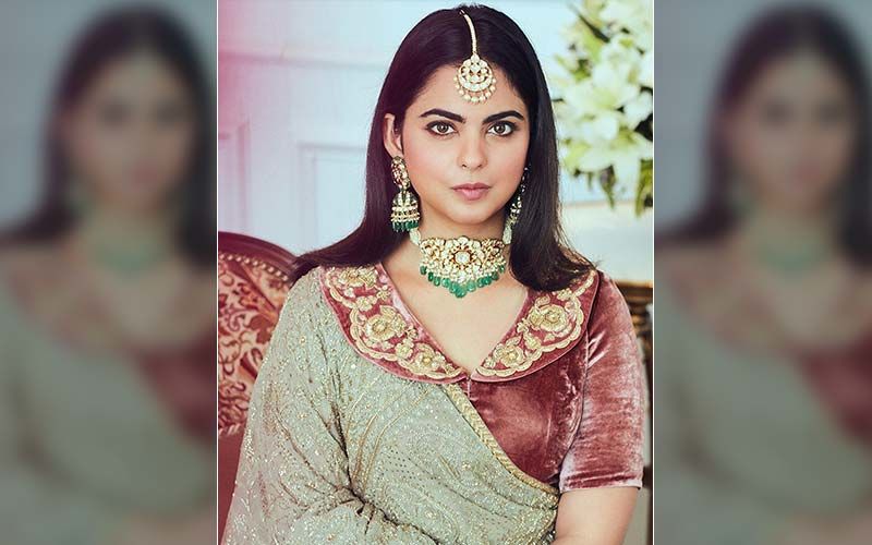 Isha Ambani Just Wore A Peter Pan Collared Blouse With Her Lehenga And Its Jamming The Internet