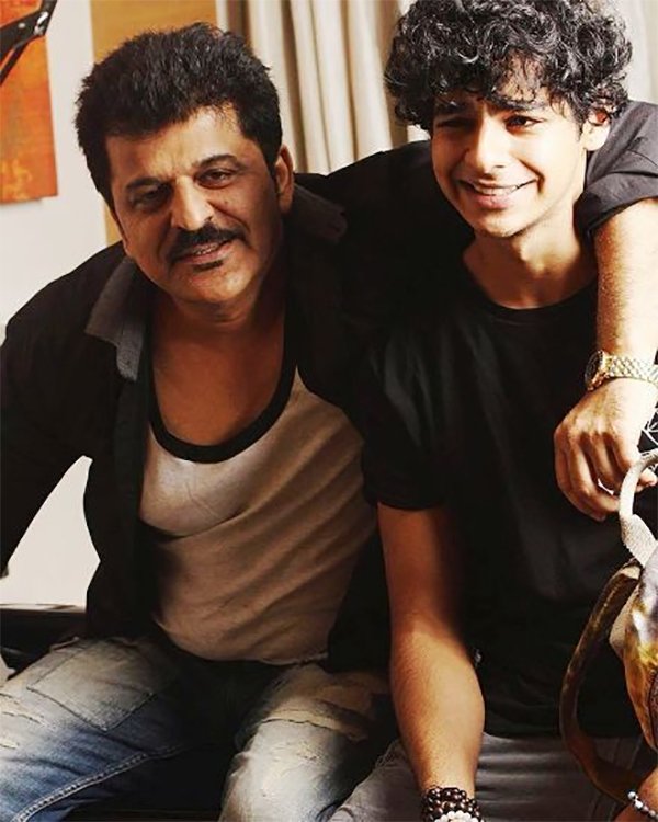 Ishaan Khattar With His Father Rajesh Khattar