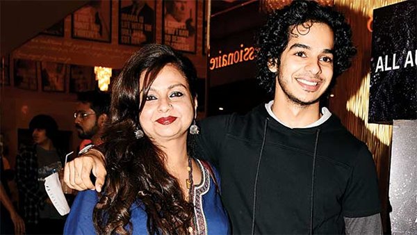 Ishaan Khattar With His Mother