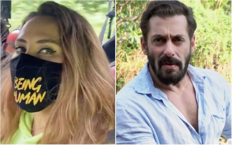 Salman Khan's Rumoured Girlfriend Iulia Vantur Flaunts The Actor's Clothing Brand Masks; Says: 'I Love This Being Human' – Video
