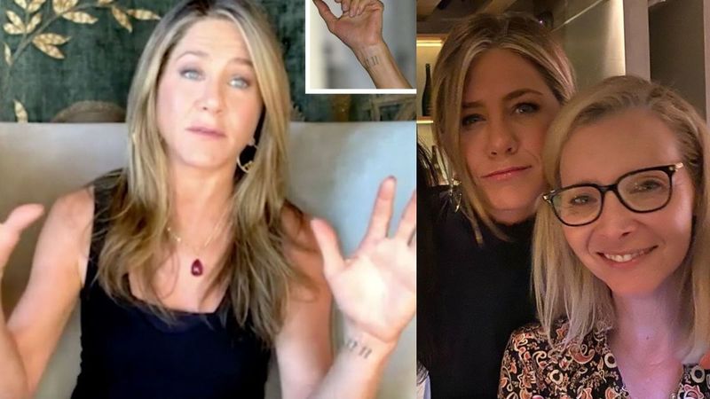 Jennifer Aniston Flaunts Her Mysterious '11 11' Wrist Tattoo Amid Video Chat With FRIENDS Co-Star Lisa Kudrow; It's Fine As Hell