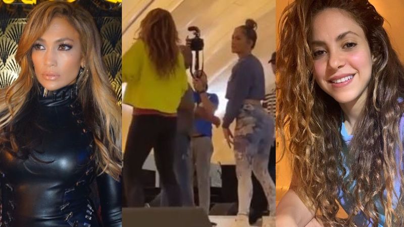 Jennifer Lopez Teaching Shakira How To Shake That A** During Super Bowl 2020 Is UNMISSABLE; Watch Leaked Video