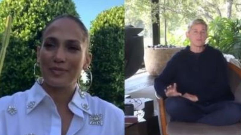 Coronavirus Lockdown: Jennifer Lopez Reveals Her Ordeal Of Home-Schooling Kids On The Ellen DeGeneres Home Show – VIDEO