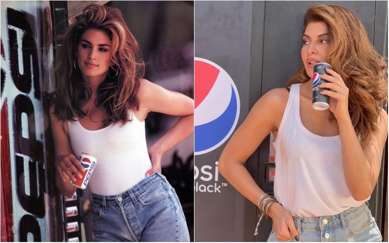 Jacqueline Fernandez Has Spot On Cindy Crawford Impression! Actress Recreates Supermodel's 1992 Ad Leaving Fans Nostalgic!