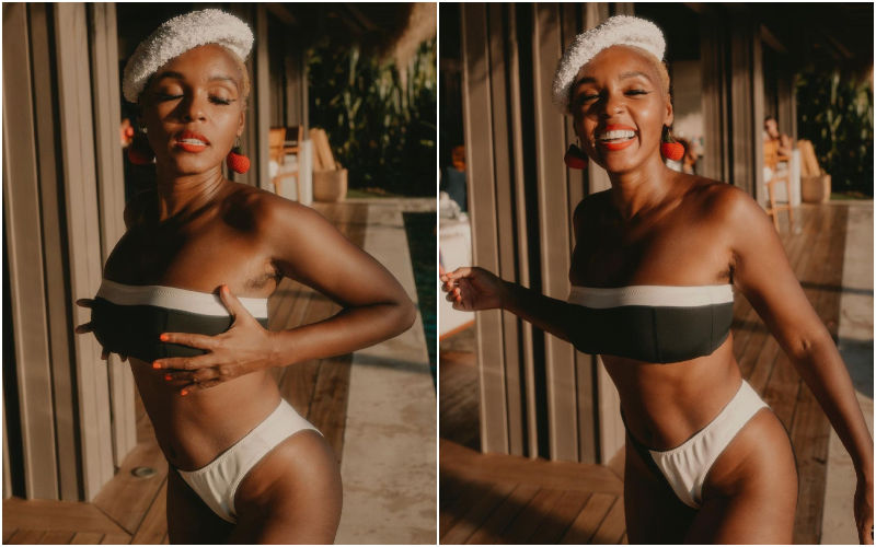 Janelle Monáe Is FEARLESS As She Flaunts Her Unshaved Armpits In Bandeau Bra And Bikini Bottom; Singer Shares Bold Pics On IG!