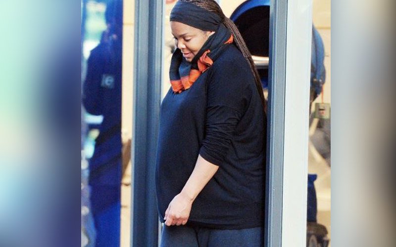 Janet Jackson debuts her baby bump outside a medical store