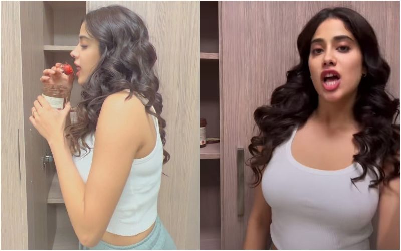 Janhvi Kapoor Has Spot-on Impression Of Tejasswi Prakash’s Naagin 6 As She Satisfies Her Midnight Cravings-WATCH!