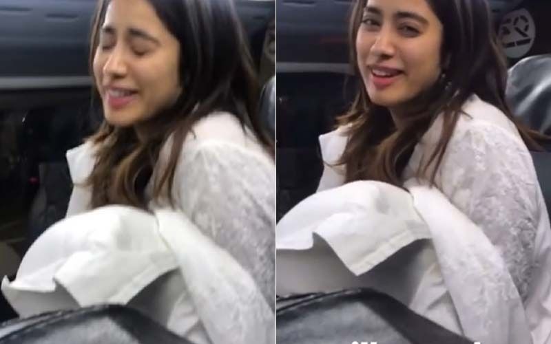 Janhvi Kapoor Posts A Hilarious Video Of Her Singing ‘Aaoge Jab Tum’ While Hugging Her Pillow; Responds To A Fan Asking 'How To Stop Being Anxious'- WATCH