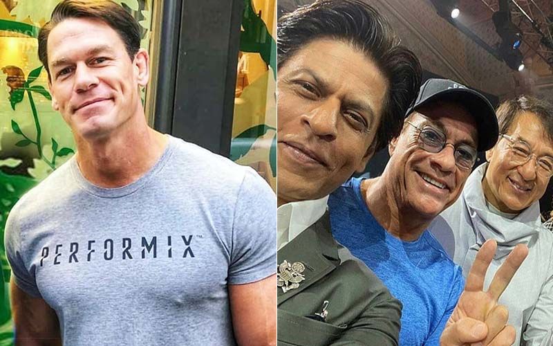 John Cena Shares A Selfie Of Shah Rukh Khan, Jean-Claude Van Damme And Jackie Chan; Fans Call Them ‘Legends’
