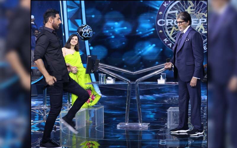 KBC 13 Shaandaar Shukravaar: Amitabh Bachchan Joins Guest John Abraham And Showcases His Football Skills