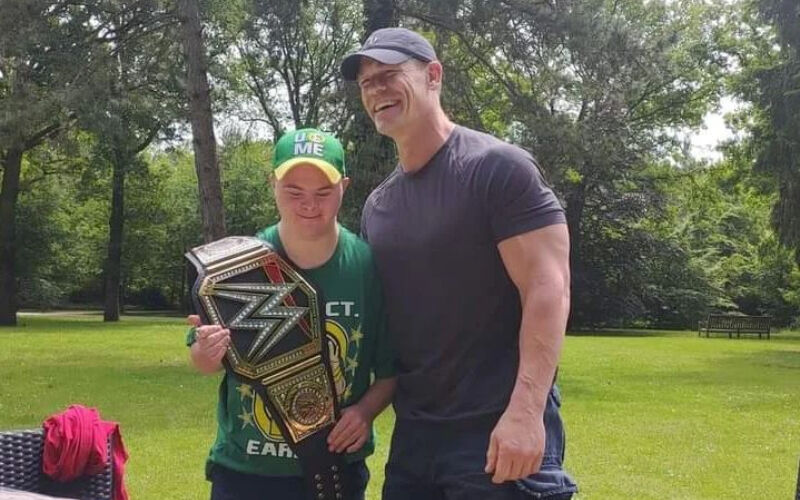 John Cena Meets 19-year-old Fan With Down Syndrome Who Escaped Ukraine; Fans Say, ‘I'm Not Crying. You're Crying’