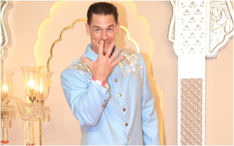 Anant-Radhika Wedding: John Cena Shows Off His Iconic 'YOU CAN'T SEE ME' Move To Paps, WWE Superstar Slays In Blue Kurta - WATCH