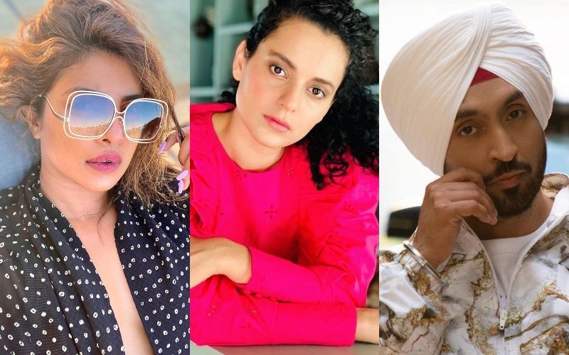 Kangana Ranaut ACCUSES Priyanka Chopra And Diljit Dosanjh Of 'Disappearing' After Provoking The Farmers; Says, 'Dekho Kisaano Aur Desh Ki Yeh Halat Hai'