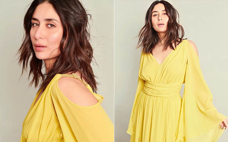 Kareena Kapoor Khan Exudes Warm Summer Vibes In This Flowy Thigh-High Yellow Gown This Winter