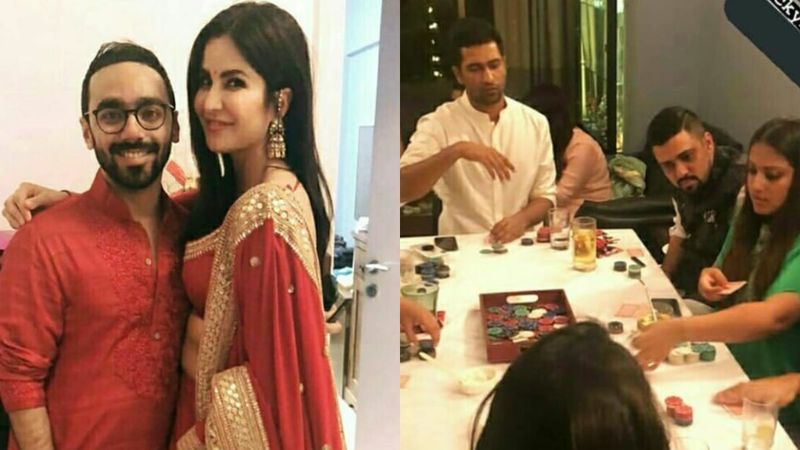 Katrina Kaif And Vicky Kaushal Jointly Attend A Diwali Bash, Send Rumour Mills Into A Tizzy; Pictures Inside