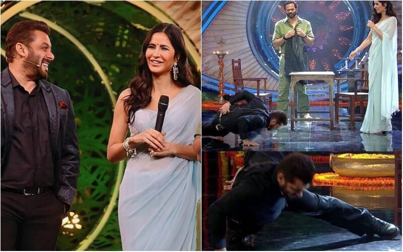 Bigg Boss 15 Weekend Ka Vaar: Salman Khan Aces One Hand Push-Ups As Katrina Kaif Punishes Him For Working Out On Sets