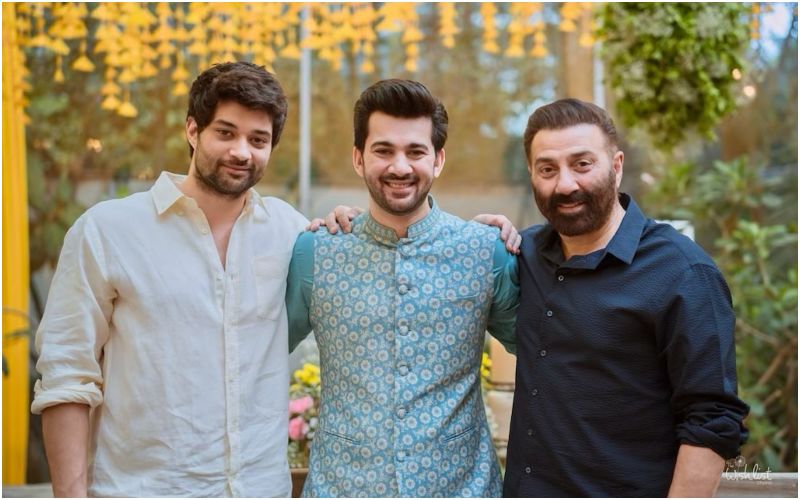 Karan Deol-Drisha Acharya WEDDING! Groom-to-be Poses With His ‘Best Men’ Sunny and Rajveer Deol Ahead Of The Big Day-SEE PIC!