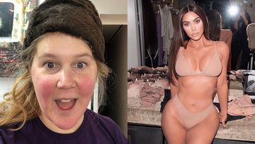 Amy Schumer TROLLS Kim Kardashian’s SKIMS Shapewear line By Sporting A Similar Look; Kim Reacts