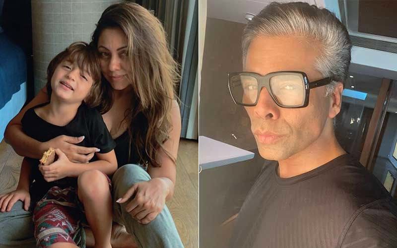 Karan Johar Hosts A Kids’ Party At His Residence; Shah Rukh Khan’s Wife Gauri Khan And Son AbRam SPOTTED Arriving In Style