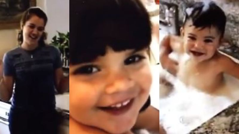 Khloe Bathing Kylie Jenner In A Kitchen Sink As Little Kendall Helps Is Absolutely Adorbs – THROWBACK VIDEO