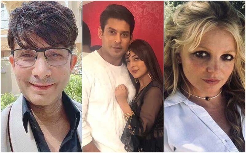 Entertainment News Round-Up: KRK Takes A Nasty Dig At Salman Khan, Shah Rukh Khan And Aamir Khan, Shehnaaz Gill REVEALS She Had 'Lost Her Desire To Live' After The Demise Of Sidharth Shukla, Britney Spears Goes NUDE, Strips Down To Nothing Yet Again And More