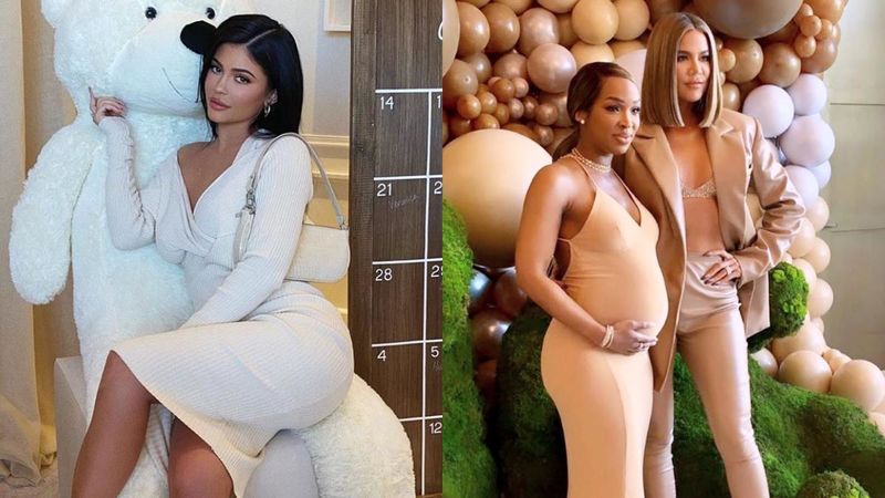 Kylie Jenner And Khloe Kardashian Raise The Heat By Flaunting Their Perfectly-Curved Assets At Malika Haqq’s Baby Shower – PICS