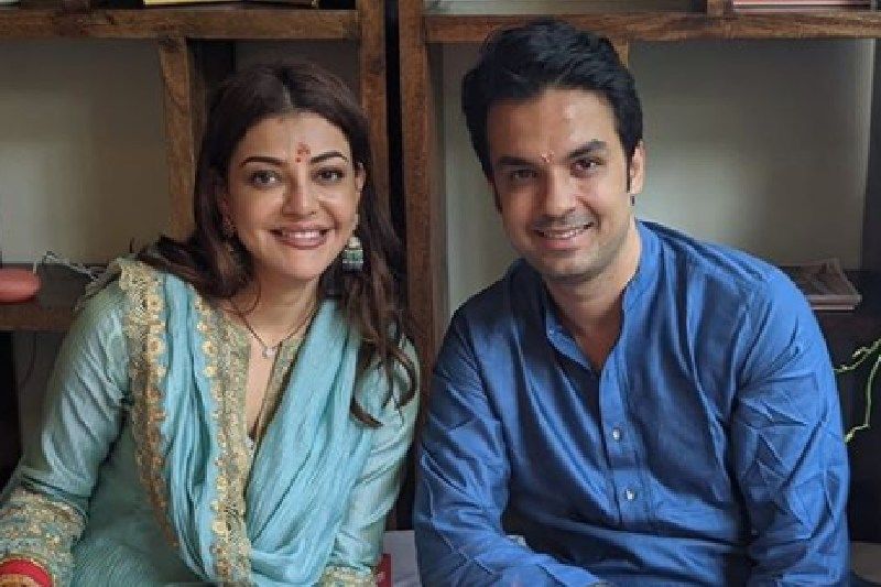Kajal Aggarwal's Hubby Gautam Shares A Stunning Picture As The Couple Participates In Puja Ceremony At Their New Home - Congratulations To Mr And Mrs