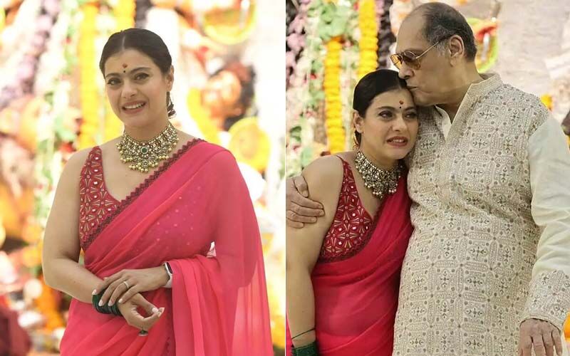 Kajol Breaks Into Tears As She Hugs Her Uncles At A Durga Puja Pandal-Watch Video