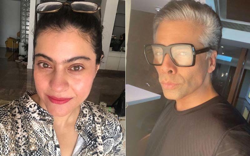 Kajol Shares A Hilarious Clip Of Her Falling Down Right On Her Face While Shooting For 'Yeh Ladka Hai Deewana'; Karan Johar's Reaction Takes The Cake