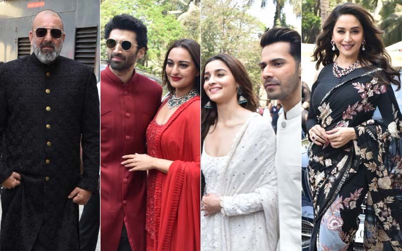 Kalank Teaser Launch: Sanjay Dutt Calls Madhuri Dixit "Ma'am" As Ex-Lovers Share Stage After Decades