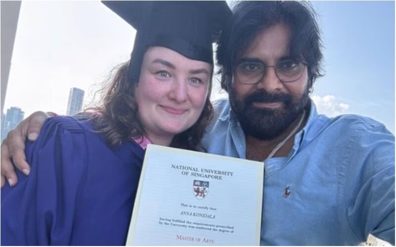 PROUD Moment! Pawan Kalyan’s Wife Anna Earns Master’s Degree From The University Of Singapore – WATCH