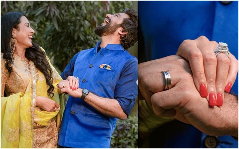 Ex- Bigg Boss Contestant Kamya Punjabi Gets Engaged To Shalabh Dang In A Gurudwara, Flaunts Her HUGE Diamond Ring