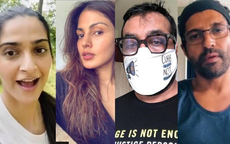Rhea Chakraborty Jailed For 14 Days: Sonam Kapoor, Vidya Balan, Farhan Akhtar, Anurag Kashyap Come Out In Support Demanding #JusticeForRhea