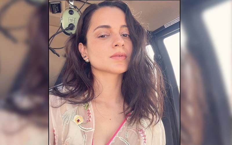 Kangana Ranaut Gets Us Curious As She Stuns In A Saree To Meet Her Most Special Person In Udaipur; See Pic