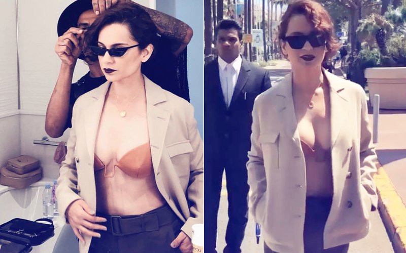 Cannes 2018: Kangana Ranaut Wows In A Sexy Outfit On Day 2
