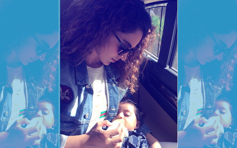 Kangana Ranaut Holding Her Nephew Is The Cutest Thing On Internet Today