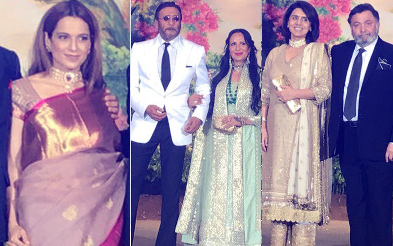 Sonam Kapoor Reception: Kangana Ranaut, Jackie Shroff, Rishi-Neetu Kapoor Come In