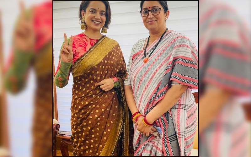 Kangana Ranaut Shares A Picture With Smriti Irani And Calls Her 'Real Life Thalaivii'; Actress Hosts Screening For Politicians In Delhi