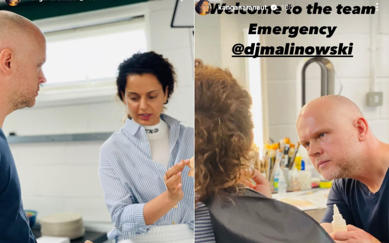 WOW! Kangana Ranaut Welcomes Oscar-Winning Makeup Artist David Malinowski For Transforming Her Into Indira Gandhi In ‘Emergency’!