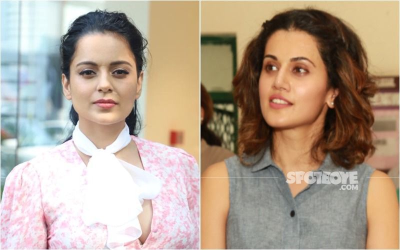 Kangana Ranaut Calls Taapsee Pannu A ‘She- Man’, Says It’s A ‘Compliment For Her Tough Looks’; Twitterati Disapproves