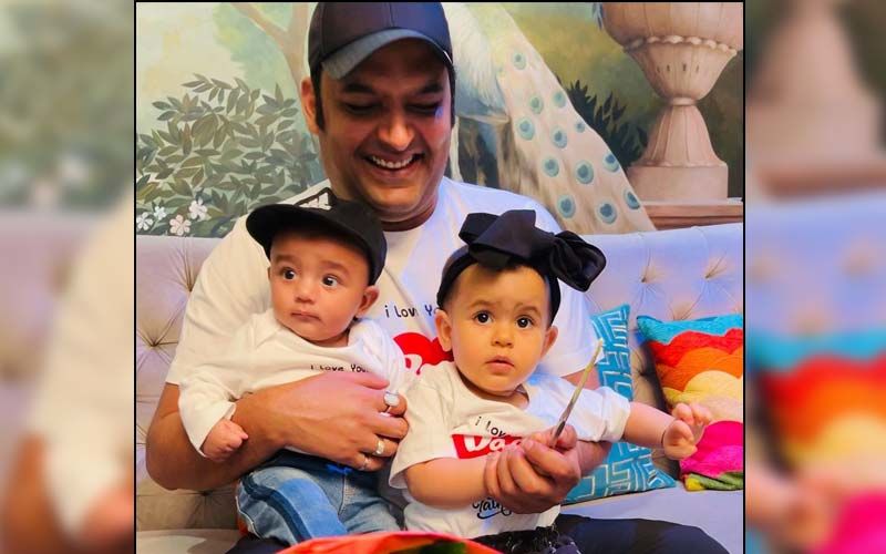 On Father's Day, Kapil Sharma Treats Fans With FIRST Photo Of His Son Trishaan; Daughter Anayra Looks Cute As A Button