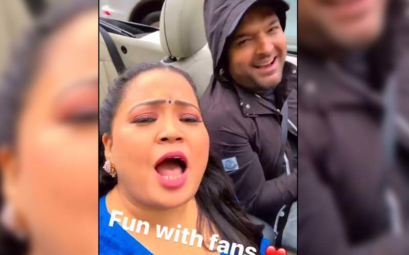 Bharti Singh and Kapil Sharma Have Fun With A Fan As They Hilariously Sing 'Bachpan Ka Pyaar' And It Will Crack You Up -WATCH