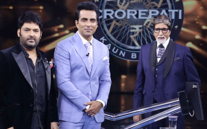 Kaun Banega Crorepati 13 PROMO: Kapil Sharma Sets Stage On Fire With Sonu Sood; Impresses Amitabh Bachchan By Crooning Rimjhim Gire Sawan