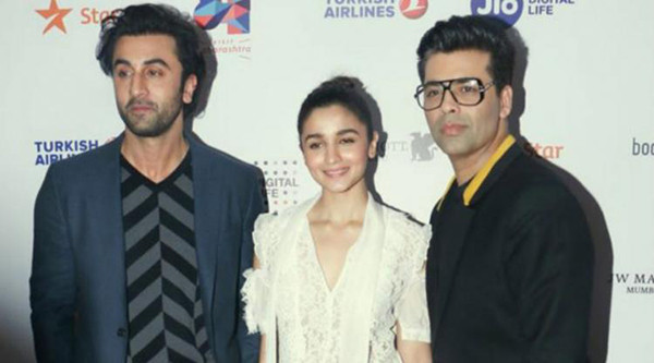 Karan Johar Ranbir Kapoor Alia Bhatt