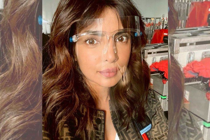 Priyanka Chopra Poses With A Face Shield; Describes What 'Shooting A Movie Looks Like In 2020'
