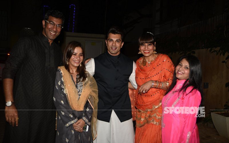 Karan Singh Grover And Bipasha Basu Attend Close Friends’ Diwali Bash!